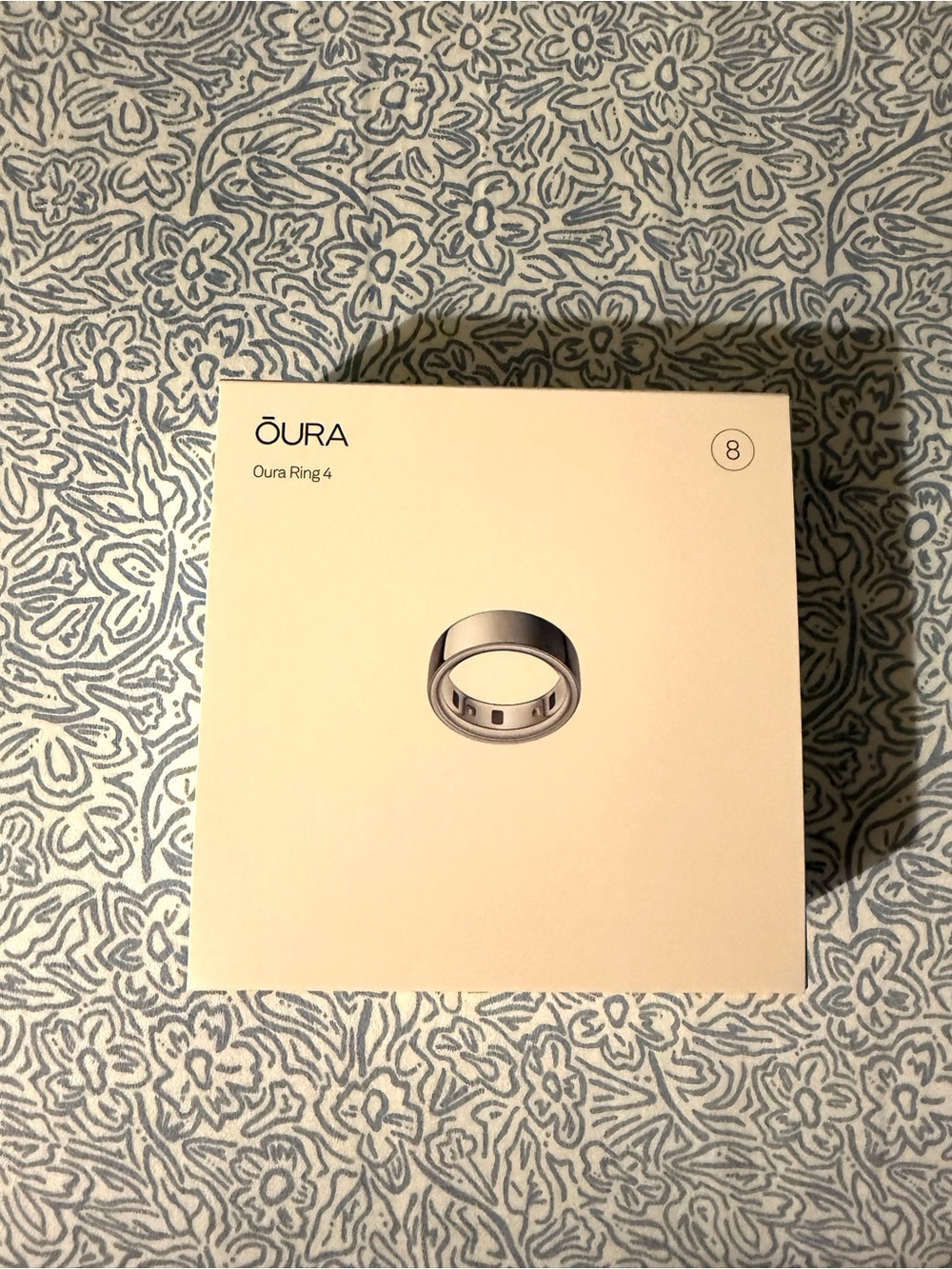 Apple Oura Ring 4 Silver Tone Smart Ring